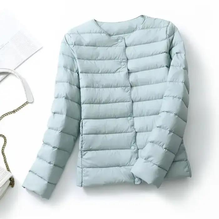 Doudoune femme Plus manteaux doudoune de canard léger femme tissu mat manteau léger chaud femme coup