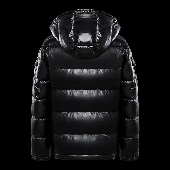 KIDCRKJ Veste d'hiver épaisse et imperméable pour homme, style streetwear, à manches longues, col mo