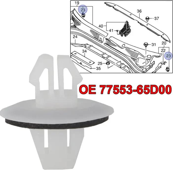 Support de moulage pour montage de voiture, 100 pièces/ensemble, Clips de garniture pour Suzuki Jimm