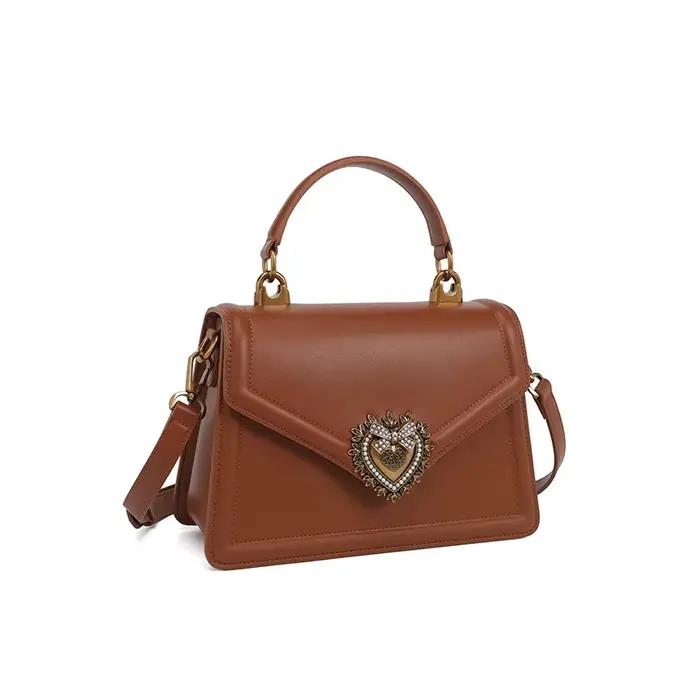Sac à langer de luxe de haute qualité pour femmes, grand sac fourre-tout élégant en cuir, sac à band