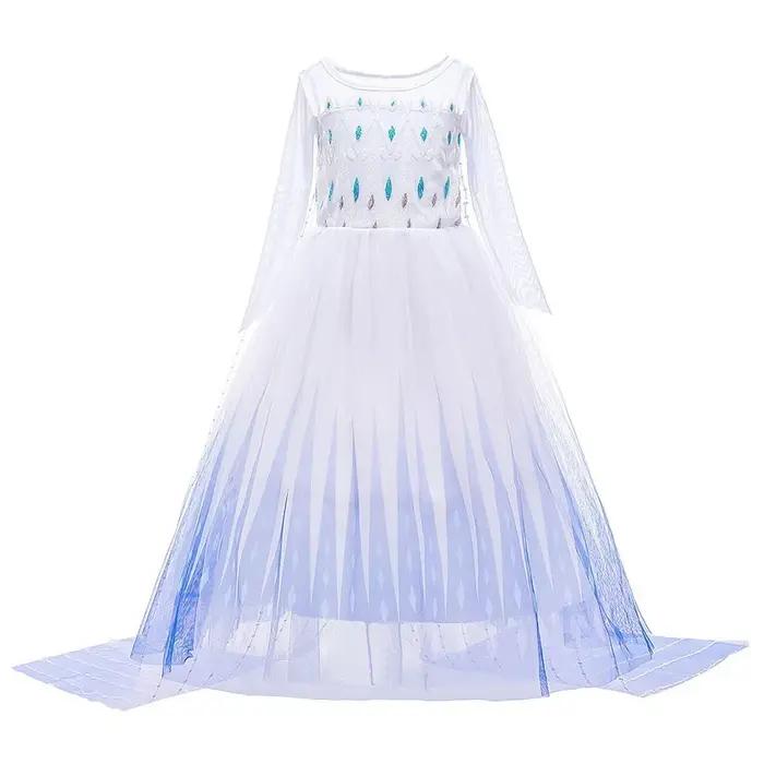 Robe de princesse pour filles, Costume de Cosplay Elsa Anna pour enfants, Jasmine Belle cendrillon a