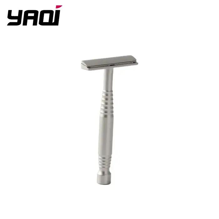 YAQI Remus mat peinture couleur 316 acier inoxydable AC lame à bord unique hommes rasage sécurité ra
