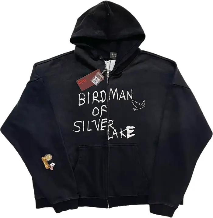 Trou Cardigan PALY broderie sweat à capuche hommes femmes haute qualité Vintage surdimensionné pull
