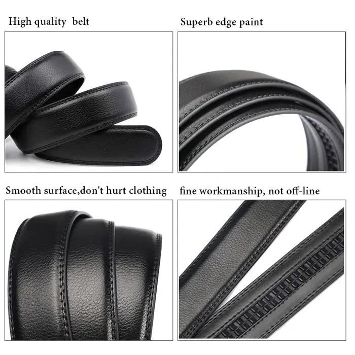 DINISITON – ceintures pour hommes d'affaires, ceintures de marque de luxe authentiques, boucles méta