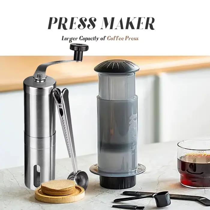 AeroPress – Machine à café expresso Portable de 300ml, cafetière à presse française avec filtre en p