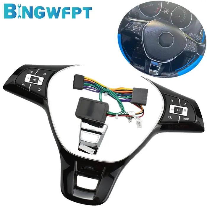 Bouton de téléphone de commutateur Audio multifonction modifié pour VW Polo Golf 2014 – 2019, bouton
