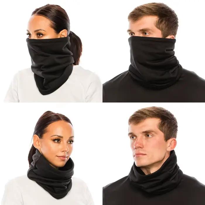 Polaire cou Tube écharpe hiver oreille plus chaud pêche patinage course Sport écharpe réglable cou c