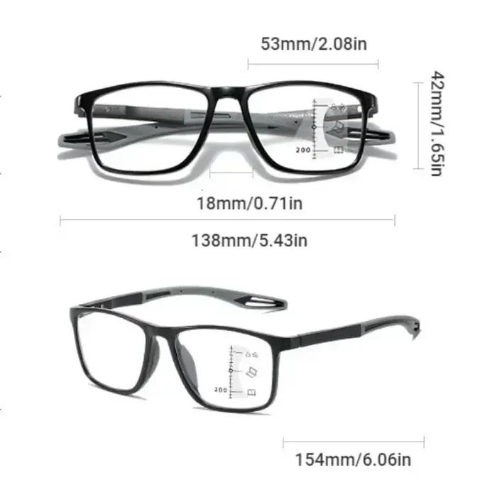 Lunettes de lecture multifocales photochromiques TR90 Anti-lumière bleue, nouvelles lunettes de spor