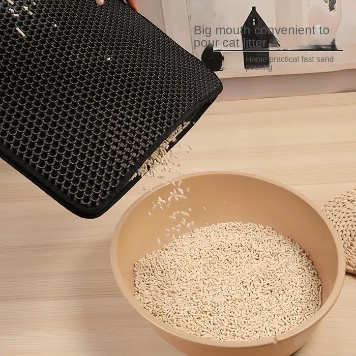 Polymère brûleur imperméable à double couche pour litière pour chat, grande taille, toilettes pour a