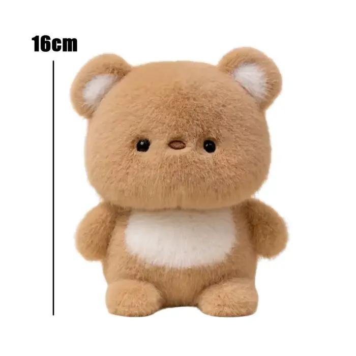 Mignon peluche compagnon poupée Anime éléphant lapin ours Panda dessin animé bureau compagnon poupée