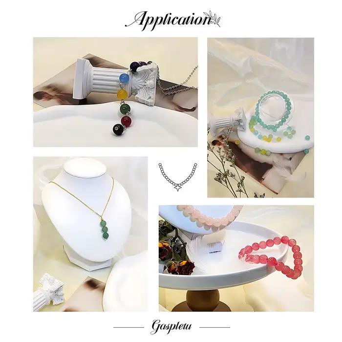 Kit de fabrication de bracelets en perles de cristal, 24 couleurs, 8mm, 360/480/720 pièces, perles r