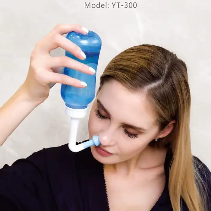 Nettoyeur de lavage du nez professionnel, irrigateur Nasal, bouteille de rinçage, protecteur, évite
