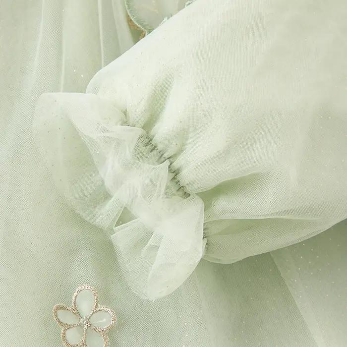 David Bella – robe de printemps pour bébé fille, tenue de princesse, à manches longues, avec porte-m