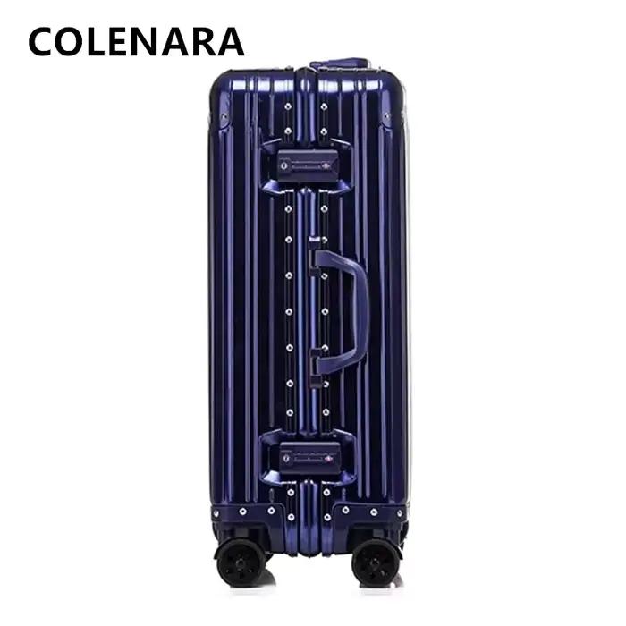 COLENARA valise de cabine valise à bagages de grande capacité 20 "boîte d'embarquement tout en alumi