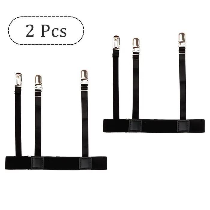 Porte-jarretelles GNE confortable pour femme, bretelles de verrouillage pour chemise, clips d'escali