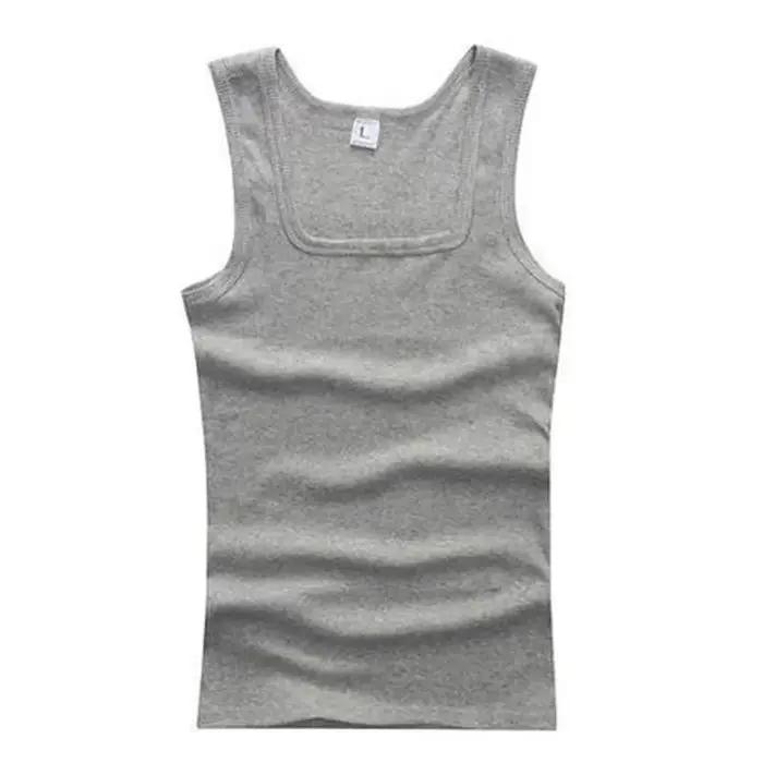2020 été grande taille hommes vêtements débardeurs noir blanc gris Singlets sans manches Fitness hom