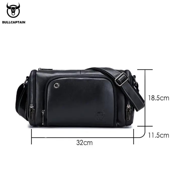 Bullcaptain sac à bandoulière pour hommes sport Fitness affaires sac à bandoulière voyage en plein a