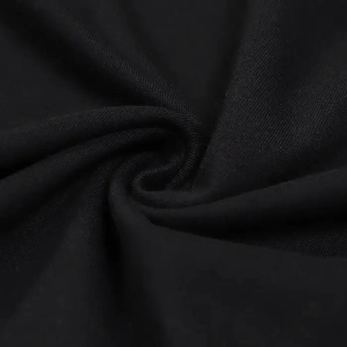Un incontournable pour les fans d'anime T-shirt gothique avec imprimé tête de mort mystérieux à manc