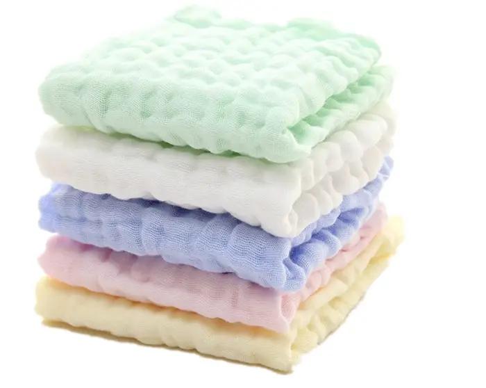 Lingettes bébé coton naturel 5 pièces - Soins doux visage et corps pour peaux sensibles nouveau-nés