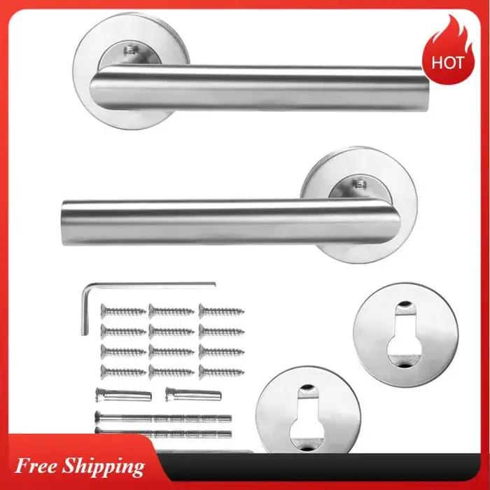 Poignée de porte coulissante moderne élégante pour chambres à coucher et salles de bains accessoires ménagers robustes et durables