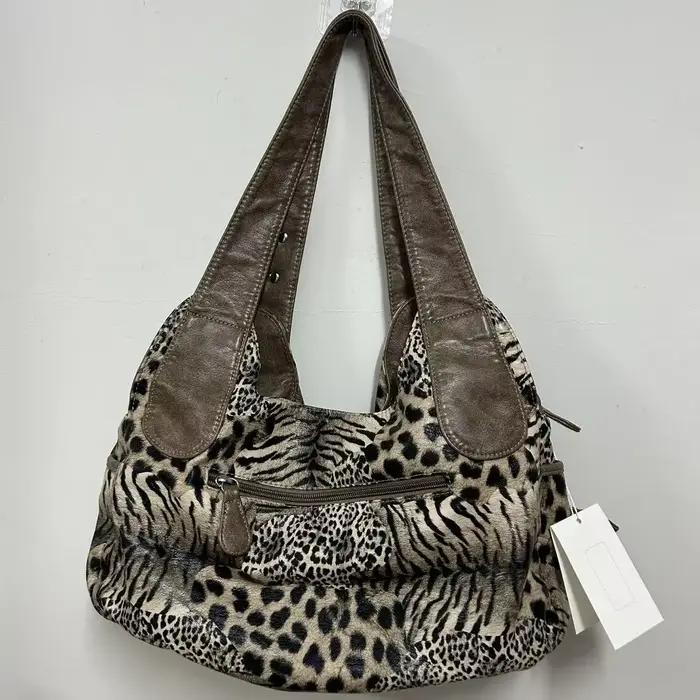 Sac à main pour femme Angel Kiss, grand sac à bandoulière pour femme, imprimé léopard, sac fourre-to