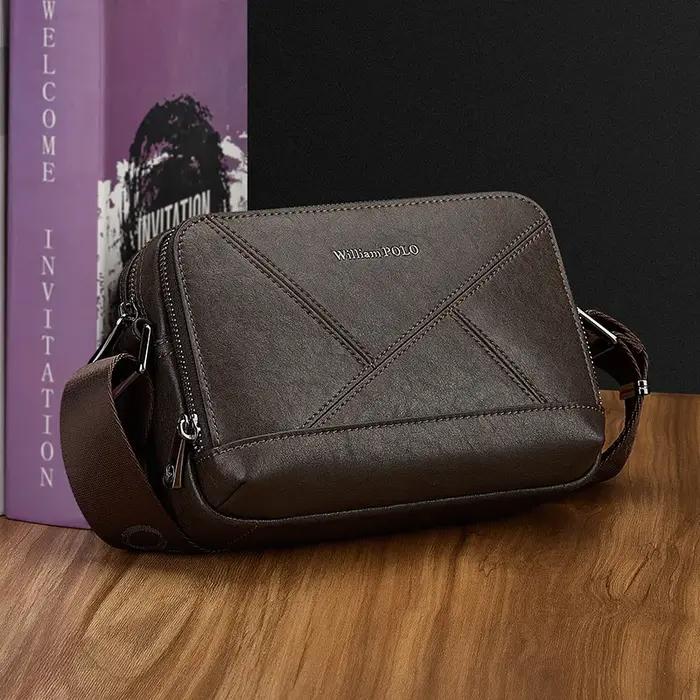Sac à bandoulière décontracté pour hommes, petit sac à dos personnalisé, sac fourre-tout multifoncti