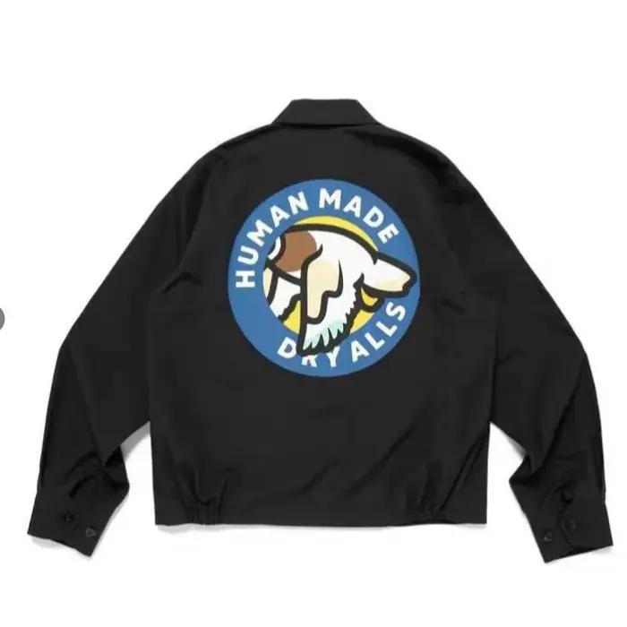 Veste de travail unisexe Humanmade avec imprimé canard volant, fermeture éclair, nouveau style