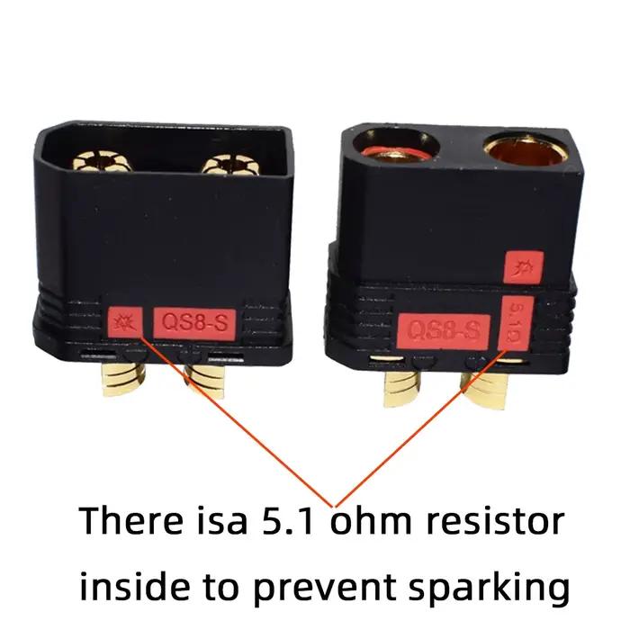 QS8 QS8-S rapDuty connecteur de batterie Anti-étincelle connecteur d'or grande prise de puissance po