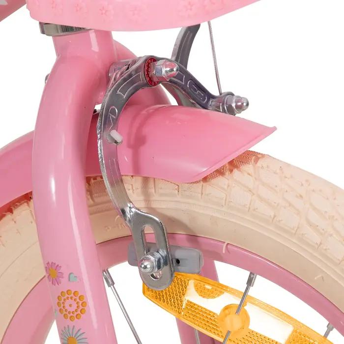JOYSTAR Little Daisy Vélo pour enfants pour filles de 2 à 7 ans, vélos avec siège de vélo de poupée