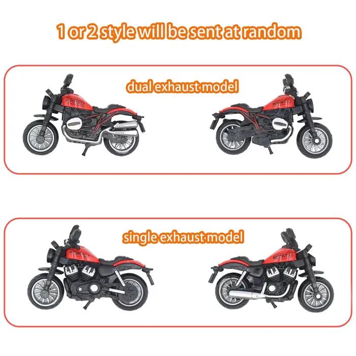 Jouets de modèle de moto, 1 pièce, Mini véhicules, accessoires de décoration pour garçon, voiture en