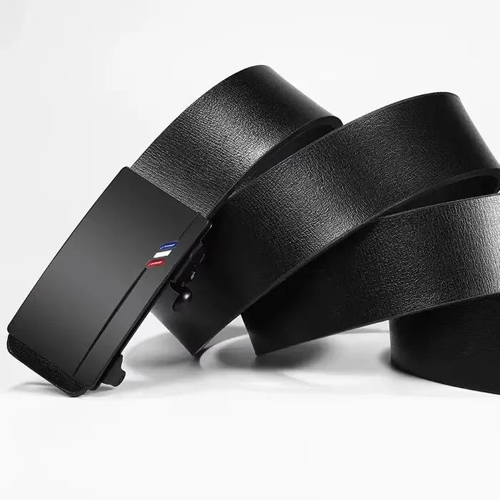 Nouveau produit ceinture hommes de haute qualité sans dents boucle automatique décontracté hommes ce