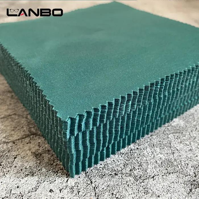 100 pièces 150x150MM vert lunettes nettoyant microfibre chiffon de nettoyage pour lentille téléphone