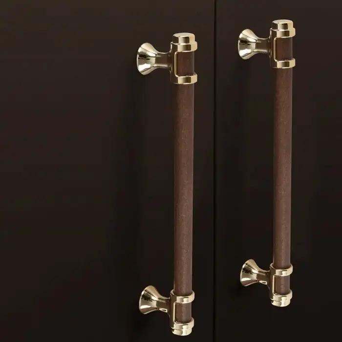 Poignees de porte en bois massif multifonctionnelles differentes tailles pour cuisine armoires meubles durables quincaillerie placards occasions speciales