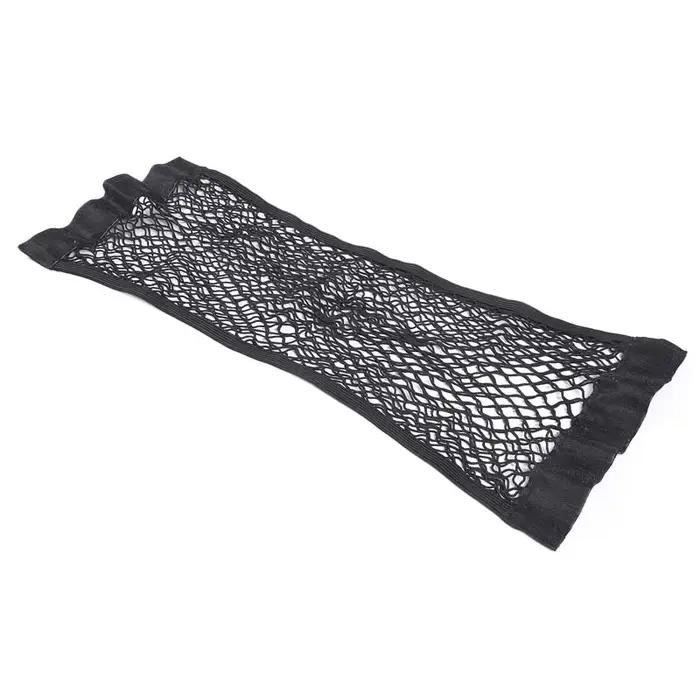 Coffre de voiture en Nylon noir, sac de rangement en maille élastique, accessoires de voiture, pour