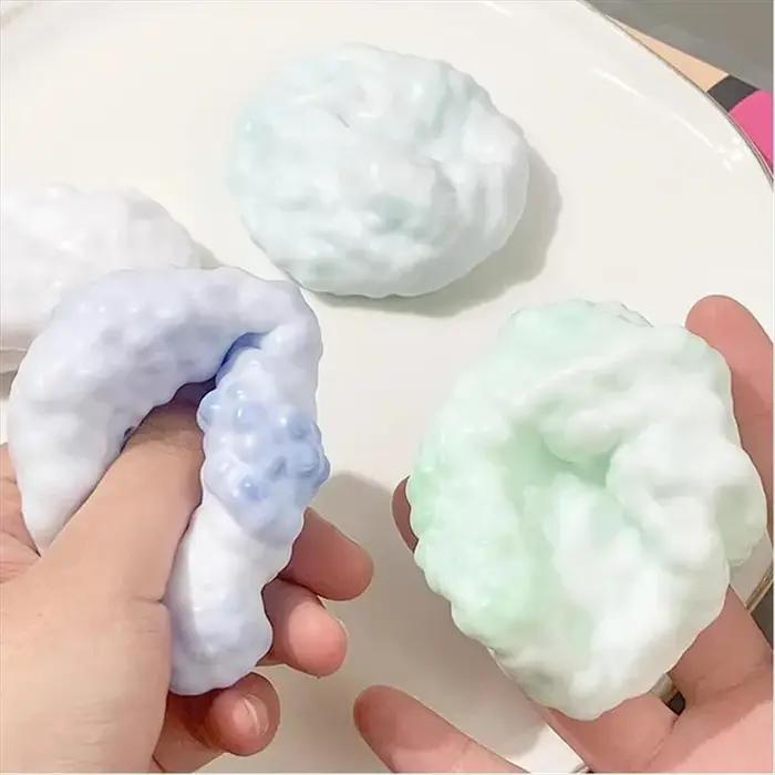 Squishies sous vide façonnable, boule de sable, balle anti-Stress en raisin, balle bruyante, jouet a