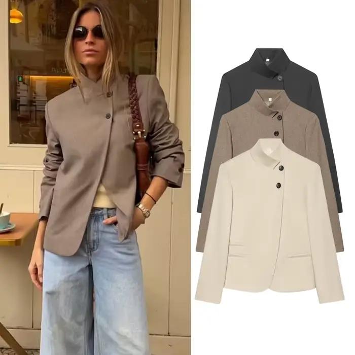 Blazers et Blouses Printemps Femme 2026 Nouvelle Collection – Vestes Élégantes pour Jeunes Femmes