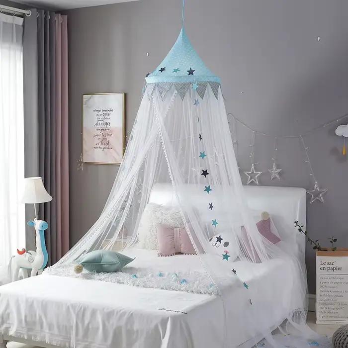 Moustiquaire pour Chambre de Bébé, Rideau de Lit pour Enfant, TekRound CPull, Tente de Lit, Décorati