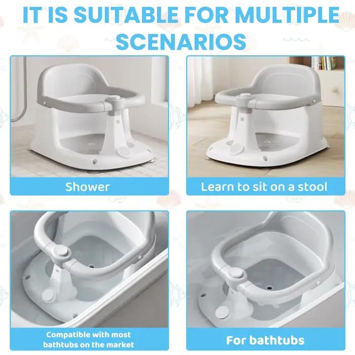Aide au bain, stabilité, bain, spa, heure du bain, outils d'aide, soutien pour le bain du bébé, aide