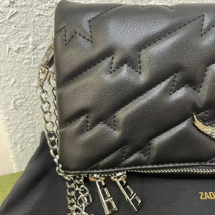 Sacs à bandoulière pour femmes, sac à bandoulière de créateur avec décoration en forme d'aile