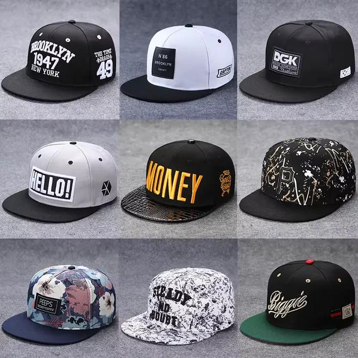 Casquette de Baseball à bord plat pour hommes et femmes, chapeau Hip-hop d'été avec lettres brodées,