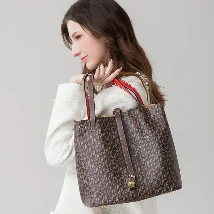 Sac fourre-tout de luxe léger pour femme, grande capacité, motif lettres, sac à main pour le quotidi