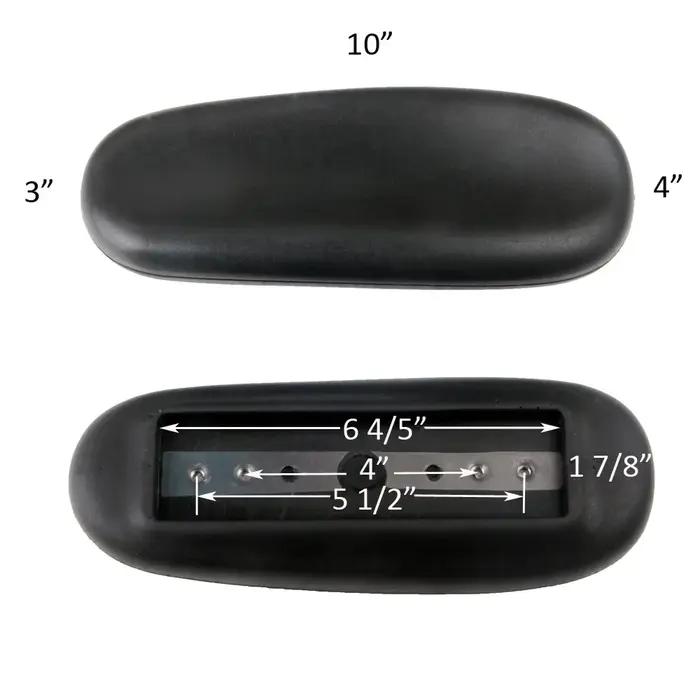 Accoudoir universel en cuir PU avec trou de montage, coussinets de bras, casquettes, remplacement, c