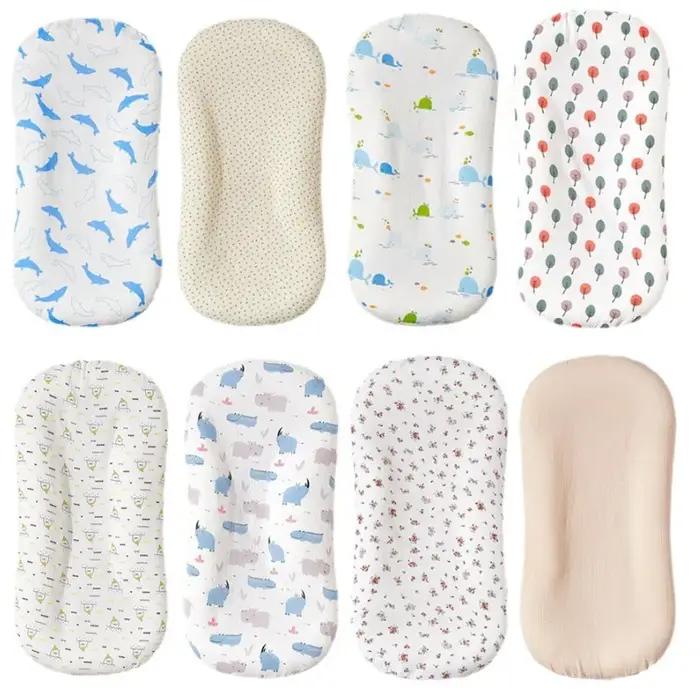 Lit pliable pour bébé en coton respirant motif animalier sécurité vomissements sommeil confort portable occasions spéciales
