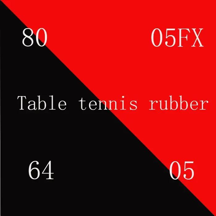 2 pièces vente haute qualité éponge rouge tennis de table lame en caoutchouc tennis de table tennis