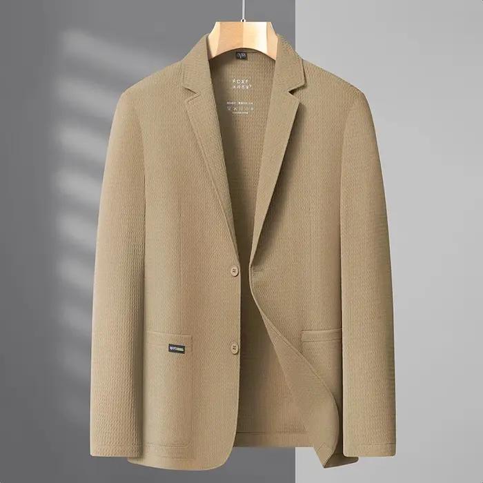 Veste formelle de protection solaire haut de gamme pour hommes, élégante et stylée, chemise décontra