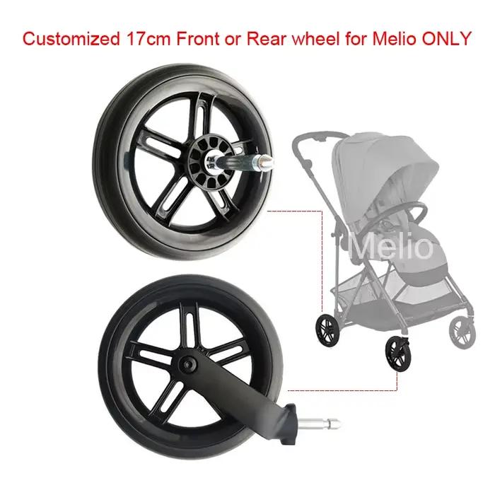 Roue avant ou arriere melio 17cm pour buggy cybex melio serie 2 3 carbon pro confortable et stabilise vos sorties familiales sur tous les terrains