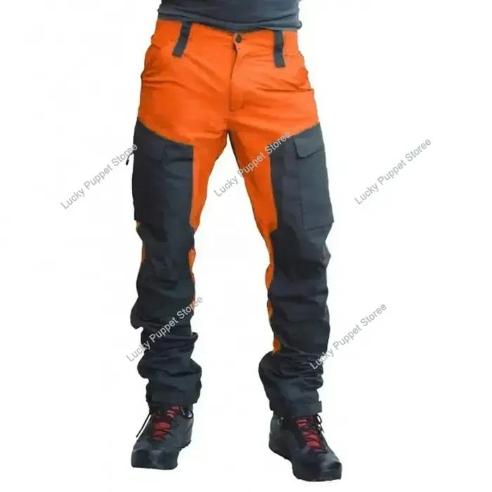 Pantalon cargo imperméable pour homme, pantalon de travail long d'été, pantalon de sport multi-poche