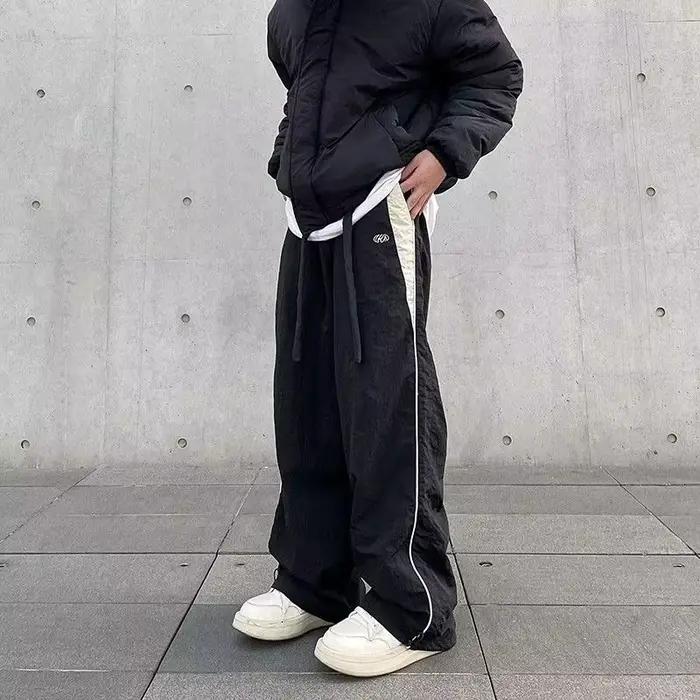 Pantalon de jogging décontracté pour femmes, mode Streetwear, surdimensionné, sport, jambes larges,
