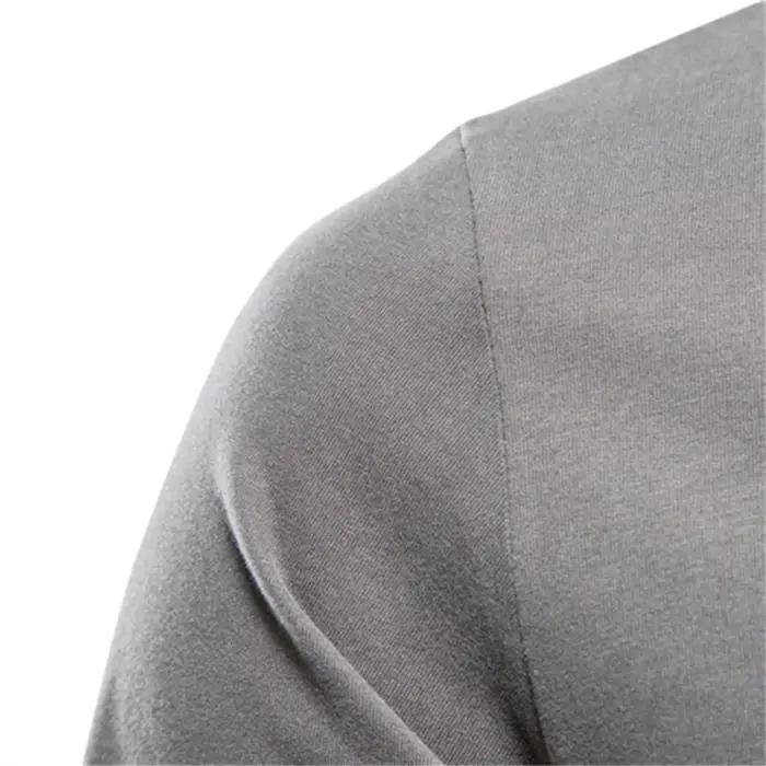 100% Coton t-shirt à manches longues pour hommes T-shirts décontractés pour hommes à printemps solid