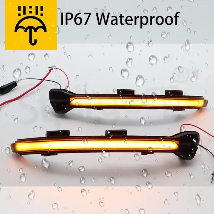 Clignotant dynamique LED pour VW Golf 7 GTI R GTE GTD MK7.5 13-19 Touran Jetta MK7, indicateur de ré